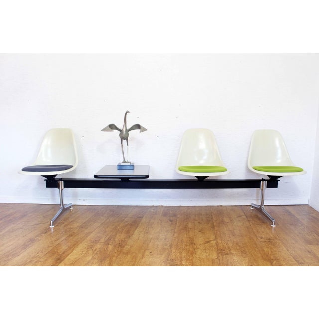 3-Seater Bench by Charles & Ray Eames for Vitra, 1970s For Sale - Image 3 of 16
