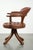 Chesterfield Office Chair in Cowhide Leather For Sale - Image 5 of 14