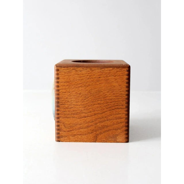 Farmhouse Vintage Tissue Box Cover For Sale - Image 3 of 11