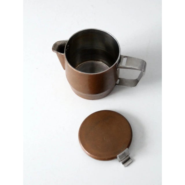 Mid-Century Sambonet Copper Creamer For Sale - Image 12 of 13