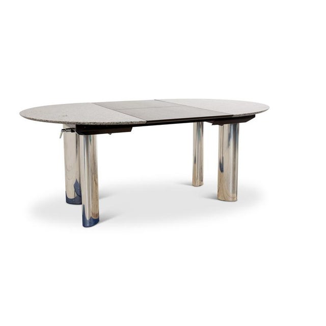 Stone Extendable Dining Table from Draenert For Sale - Image 4 of 10