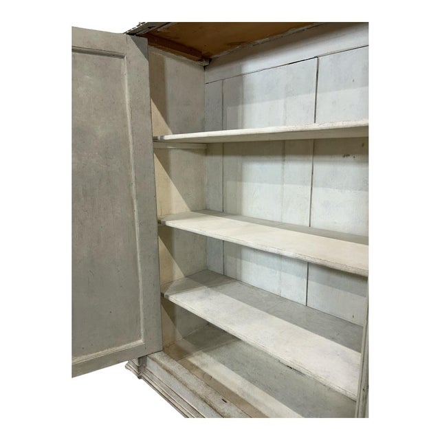 Wood Antique Swedish Buffet in Pine For Sale - Image 7 of 10