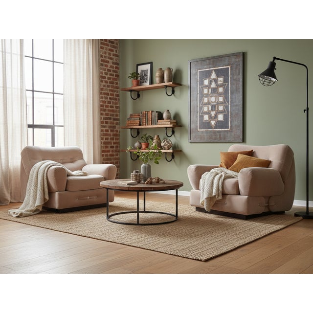 Vintage Velvet Chairs by Guido Faleschini, 1970s, Set of 2 For Sale - Image 9 of 10