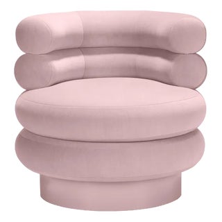 Jasmine Gentle 933 Swivel Armchair by Royal Stranger For Sale