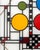Late 20th Century After Frank Lloyd Wright Avery Coonley House Design Glass Panel For Sale - Image 5 of 8