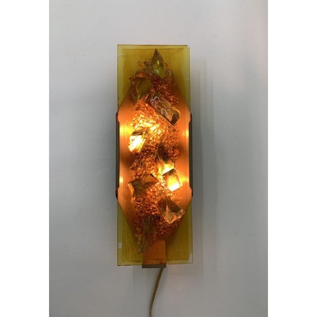 Dimensions: 13.5 cm W, 39 cm H, 10cm D Condition: Good, working, glass has some chips Period: 1970’s Origin: Germany...