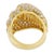 Vintage 4.00 Carat Diamond 18k Yellow Gold Cocktail Ring, Size 6.25 For Sale In Los Angeles - Image 6 of 6