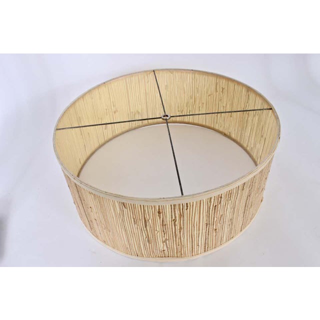 Hollywood Regency Tall Tommi Parzinger Style Stiffel "Columns" Brass Table Lamp For Sale - Image 3 of 13