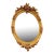 20thC Louis XVI Gilded Beech Oval Gold Leaf Wall Mirror For Sale