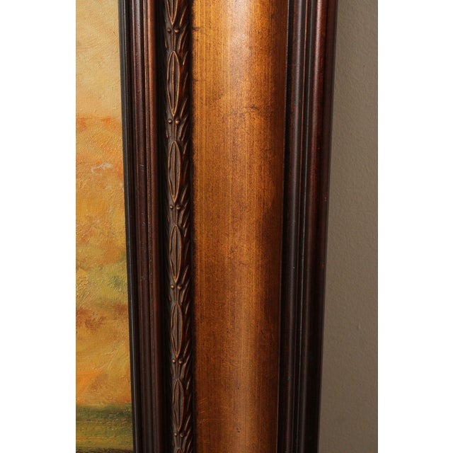 Continental School Style Large Tuscan Landscape Canvas Print For Sale In Philadelphia - Image 6 of 12