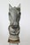 Metal Pair of Vintage Cast Iron Horse Head Andirons For Sale - Image 7 of 13