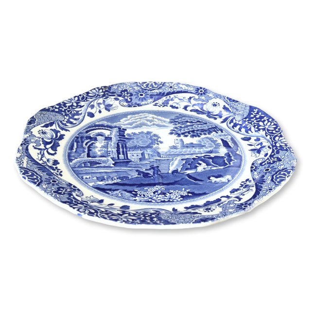 Spode 1930s Spode Italian Divided Luncheon Plates, S/6 For Sale - Image 4 of 7