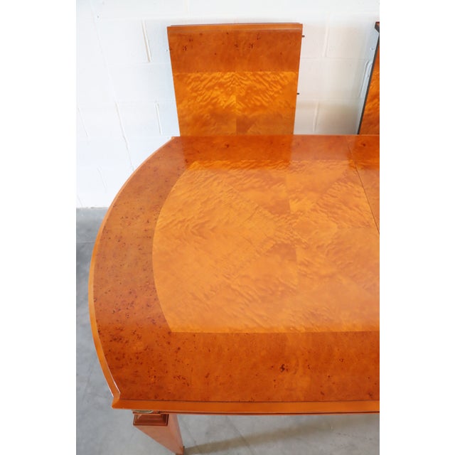 John French 40's Collection BurlWood Dining Table Chairish