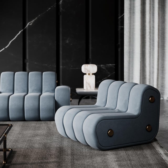 Dakota Lounge Chair by Porus Studio For Sale - Image 10 of 15