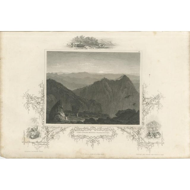 After Thomas Cole, View from Mount Washington, 1850, Engraving For Sale - Image 3 of 8