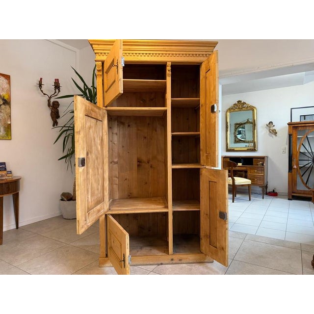 Farmhouse Wardrobe in Softwood For Sale - Image 12 of 16