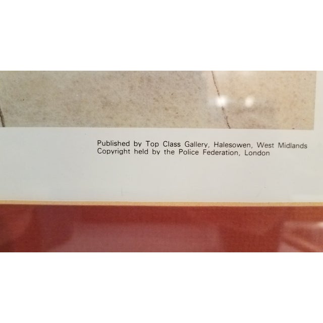 Signed Lawson Wood by "Jedd" Rectangle Shape. Print Framed in Rich Walnut W/ Burnt Orange Matting. This Whimsical Painting...