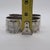 Late 20th Century Late 20th Century Mother of Pearl Napkin Rings Silver Tone Mosaic Shell Table Decor - Set of 4 For Sale - Image 5 of 6