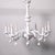 Handcrafted 10-Arm Chandelier in Coated Glass For Sale - Image 14 of 18