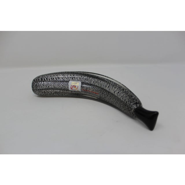 Murano Glass Master Gambaro is known for his creation of beautiful objects such as this piece of fruit. Made with silver...