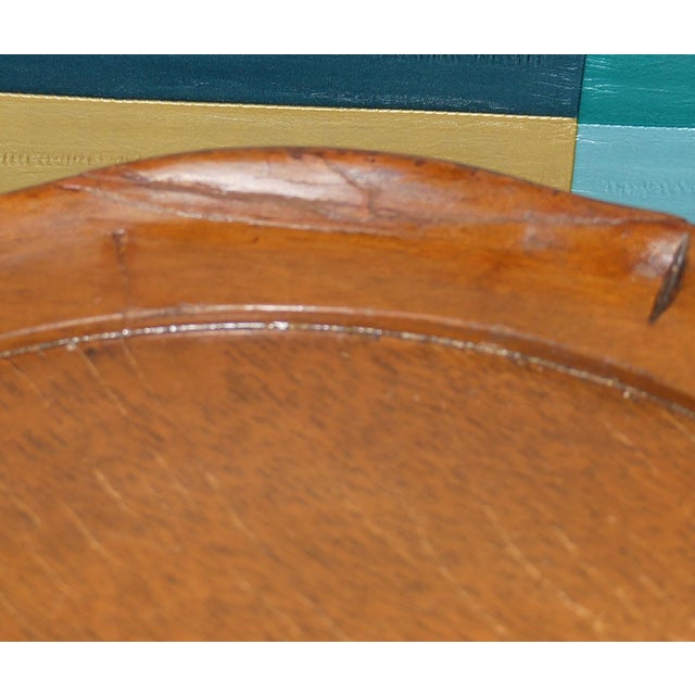 Vintage Round Side Table with Drawers, 1960s For Sale - Image 12 of 13