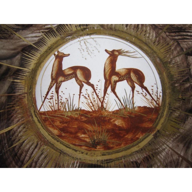 Art Deco Art Deco Ceramic Bowl Deer For Sale - Image 3 of 8