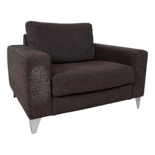 Brown Grey Fabric Armchair from Ewald Schillig For Sale