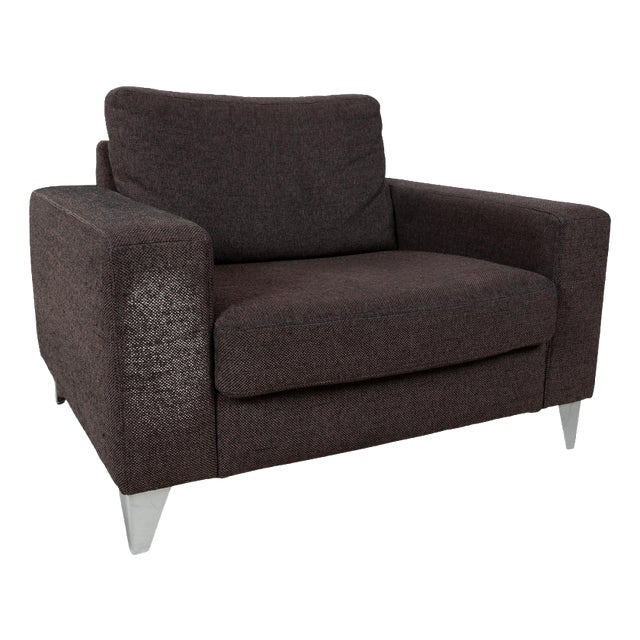 Brown Grey Fabric Armchair from Ewald Schillig For Sale