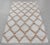 2020s Jute Cotton White Diamond Design Boho Hand Woven Rug For Sale - Image 5 of 9