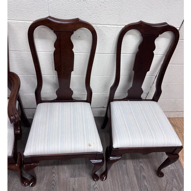 Pennsylvania House Vintage Pennsylvania House Queen Anne Dining Chairs - Full Set of 6 For Sale - Image 4 of 16