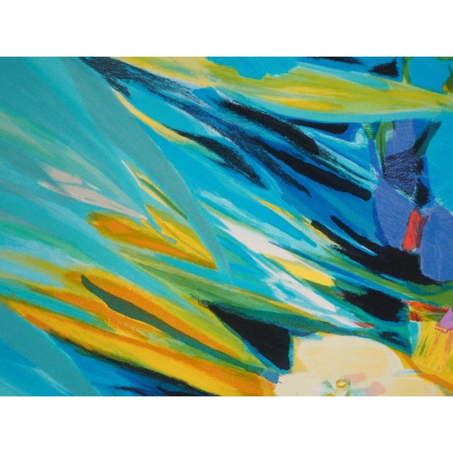 Claude Hemeret, Jardin en fleur, Lithograph For Sale - Image 7 of 9