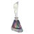 Mid 20th Century Multi-Colored Art Glass Perfume Bottle With Stopper, Made in West Germany For Sale
