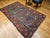 Shabby Chic Antique Karabagh Area Rug, Geometric Design, Handwoven Wool, Ivory Field, 5' x 8' For Sale - Image 3 of 17