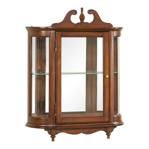 Melinda Wall Curio, Dark Brown