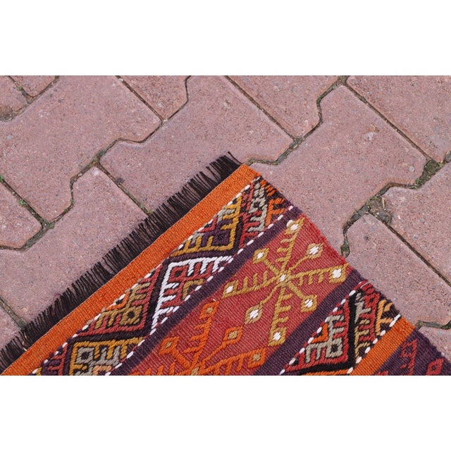 Textile 1970s Antique Anatolian Nomadic Rug For Sale - Image 7 of 9