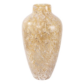 Zynsky Art Glass in Soft Amber- Tall For Sale