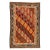 1940s 1940s Red Caucasian Kilim Geometric Rug For Sale - Image 5 of 5