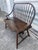 A beautiful Windsor spindle back bench in walnut bentwood armrests 1950s Hale dovetailing with Mortis & Tenon sumptuous...