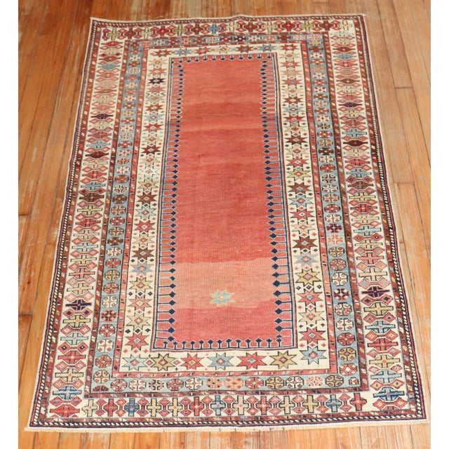 19th Century Antique Caucasian Shirvan Rug - 3' x 5'4" For Sale - Image 9 of 18