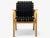 Black Alvar Aalto, Birch, Rattan, Black Linen Webbing, Armchairs, Finland, 1980s For Sale - Image 8 of 14