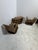 Mid-Century Modern Art Deco Armchairs and a Coffee Table, Italy, 1940s, Set of 3 For Sale - Image 3 of 17