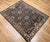 Vintage Persian Malayer Area Rug, Hand-Knotted Wool, Geometric Pattern, 5x7, Navy & Ivory For Sale - Image 13 of 18