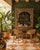 Wood Vintage Indian Carved Arch Canopy Bar Counter For Sale - Image 7 of 7