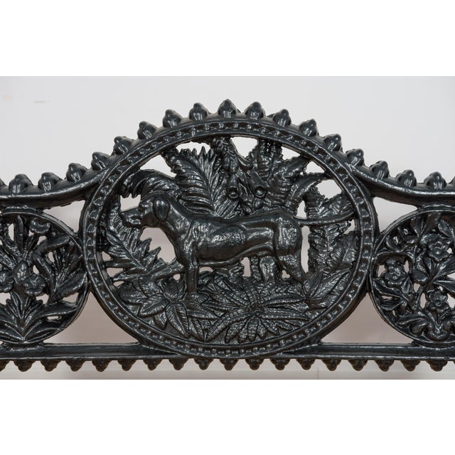 Victorian Cast Iron Garden Set, 1890s, Set of 3 For Sale - Image 17 of 18