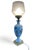 English Porcelain and Brass Lamp, 1950s For Sale - Image 14 of 15