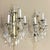 Pair of Timeless Solid Brass & Cut Crystal Wall Sconces combine a neoclassical Old World solid brass design with...