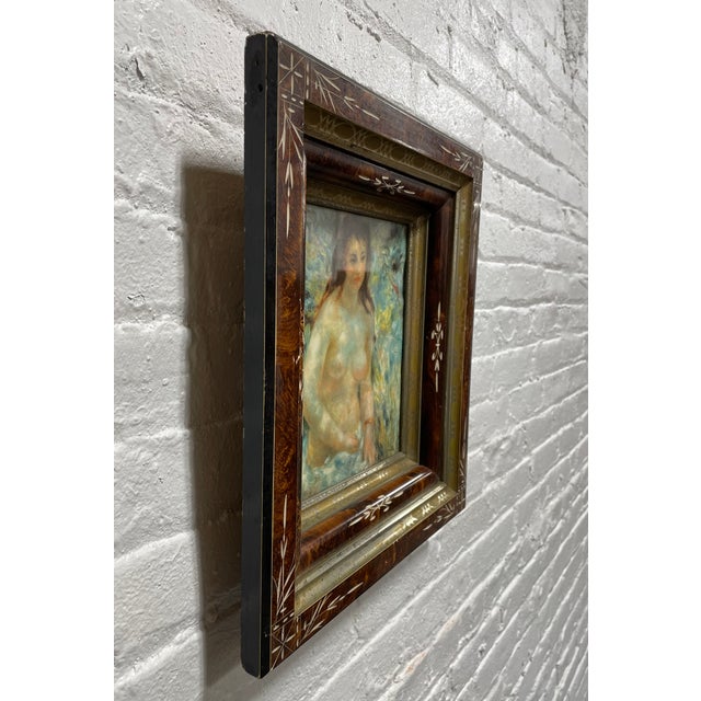 Framed Female Nude | Vintage Renoir Reproduction Artwork | Wall Hanging C. 1920's For Sale In New York - Image 6 of 9