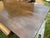 Coffee Vintage Rustic Farmhouse Dining Table With Two Benches For Sale - Image 8 of 12