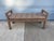 Textile 1990's Upholstered Patterned Fabric Bench For Sale - Image 7 of 10