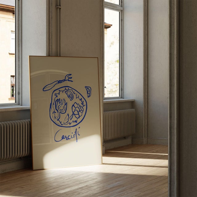 Contemporary Contemporary Naive Lines Giclee Print For Sale - Image 3 of 4